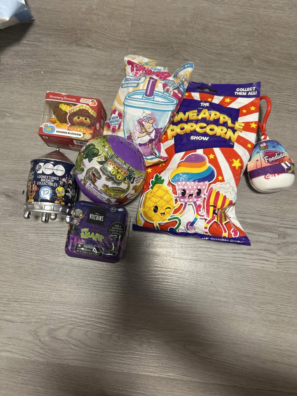 Disney Party Favor Pack with Purple, Pink, Yellow & Blue Surprise Toys